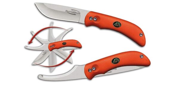 Couteau OUTDOOR EDGE "SWINGBLADE" orange