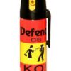 Bombe de gaz de defense avec clip adaptée aux petites mains 40ml