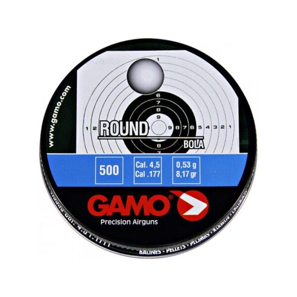 Plombs Gamo Round 500 pces calibre 4,5 mm