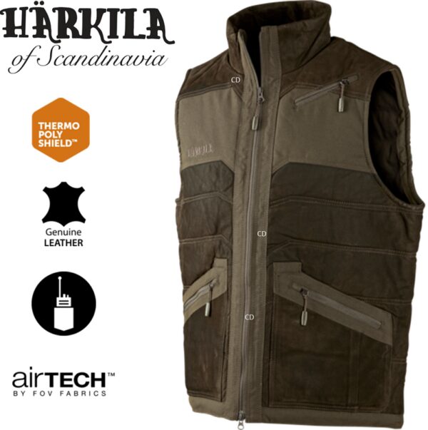 Gilet HÄRKILA homme Pro Trek Shadow brown taille 54