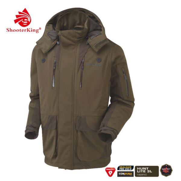 Veste ShooterKing Primaloft Huntflex brun/olive