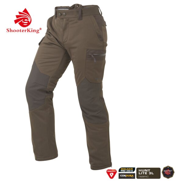 Pantalon ShooterKing Primaloft Huntflex brun/olive