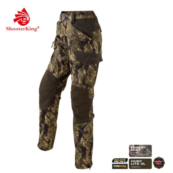 Pantalon femme Shooterking Huntflex digital camo Forest Mist