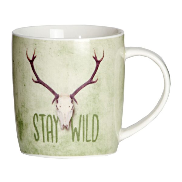 Tasse en porcelaine motif chasse